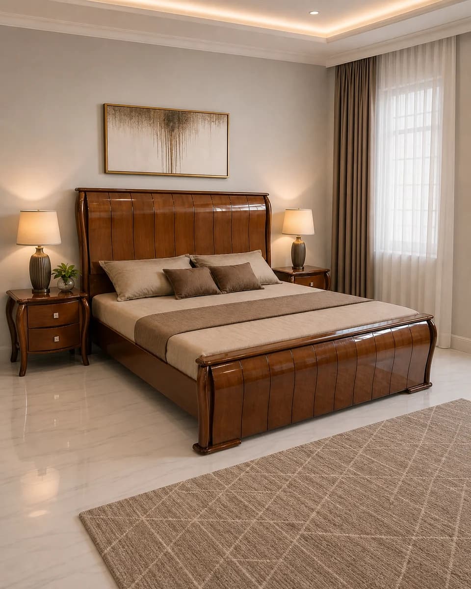 Bed sets — solid Sheesham furniture by Alfalah