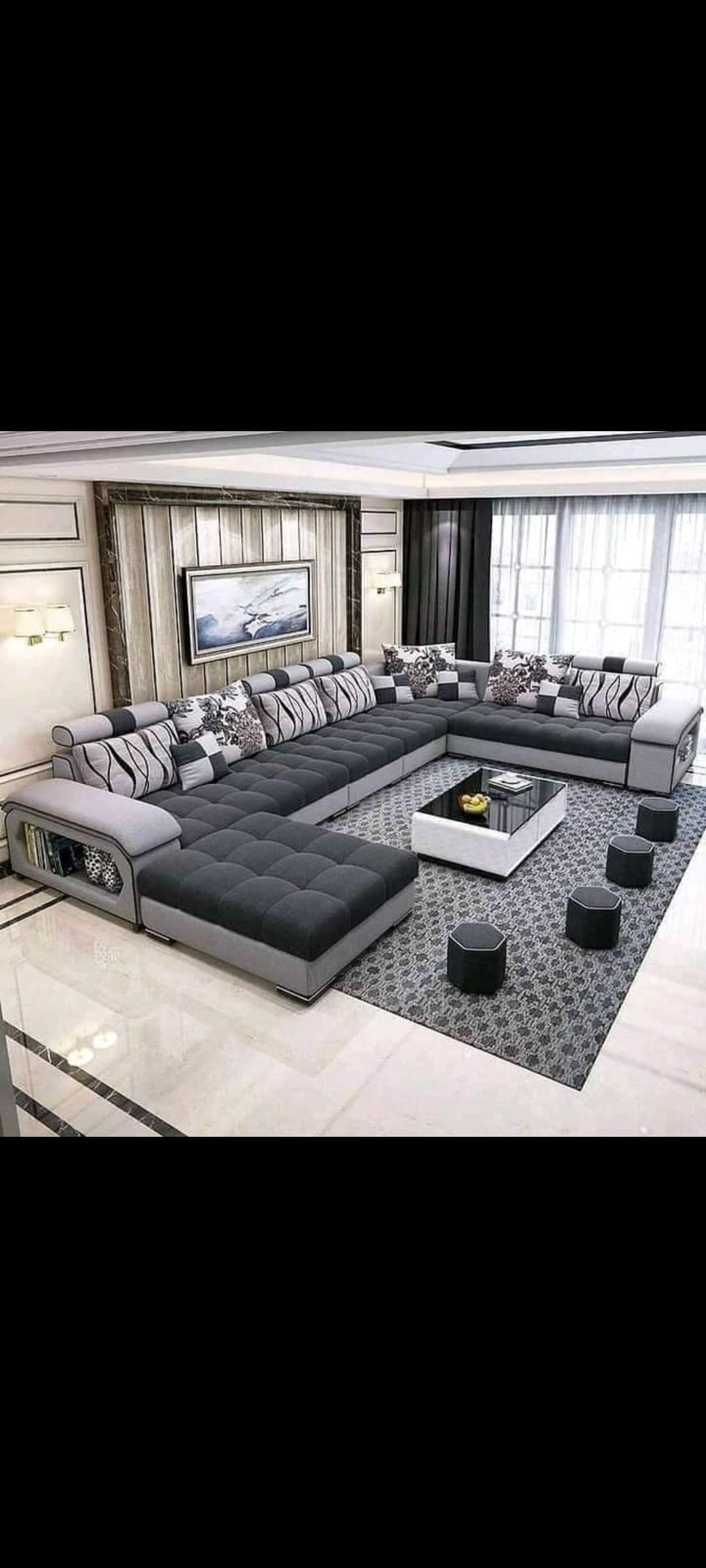 L shape Sofa 7 Seater