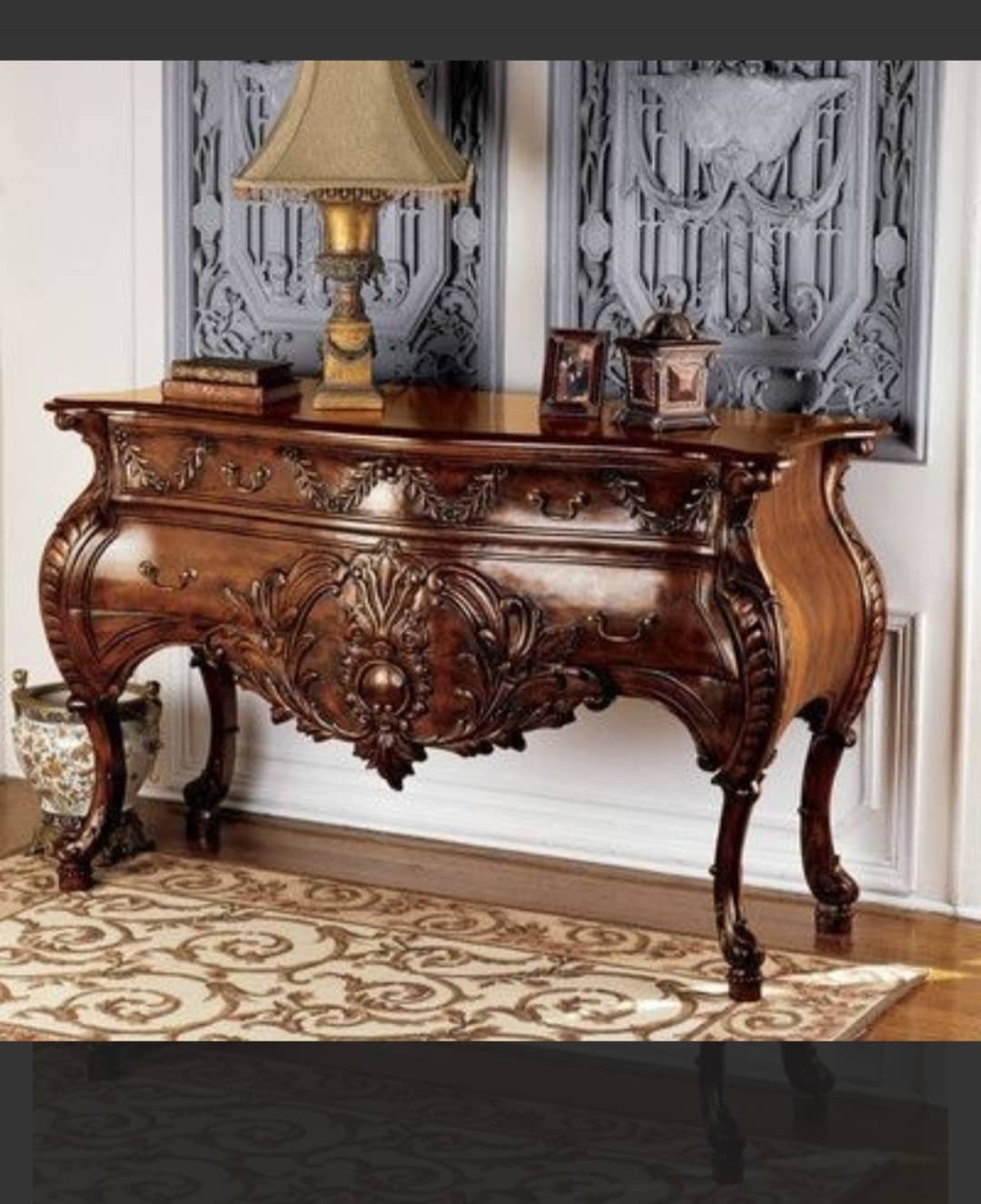 Victorian style console table