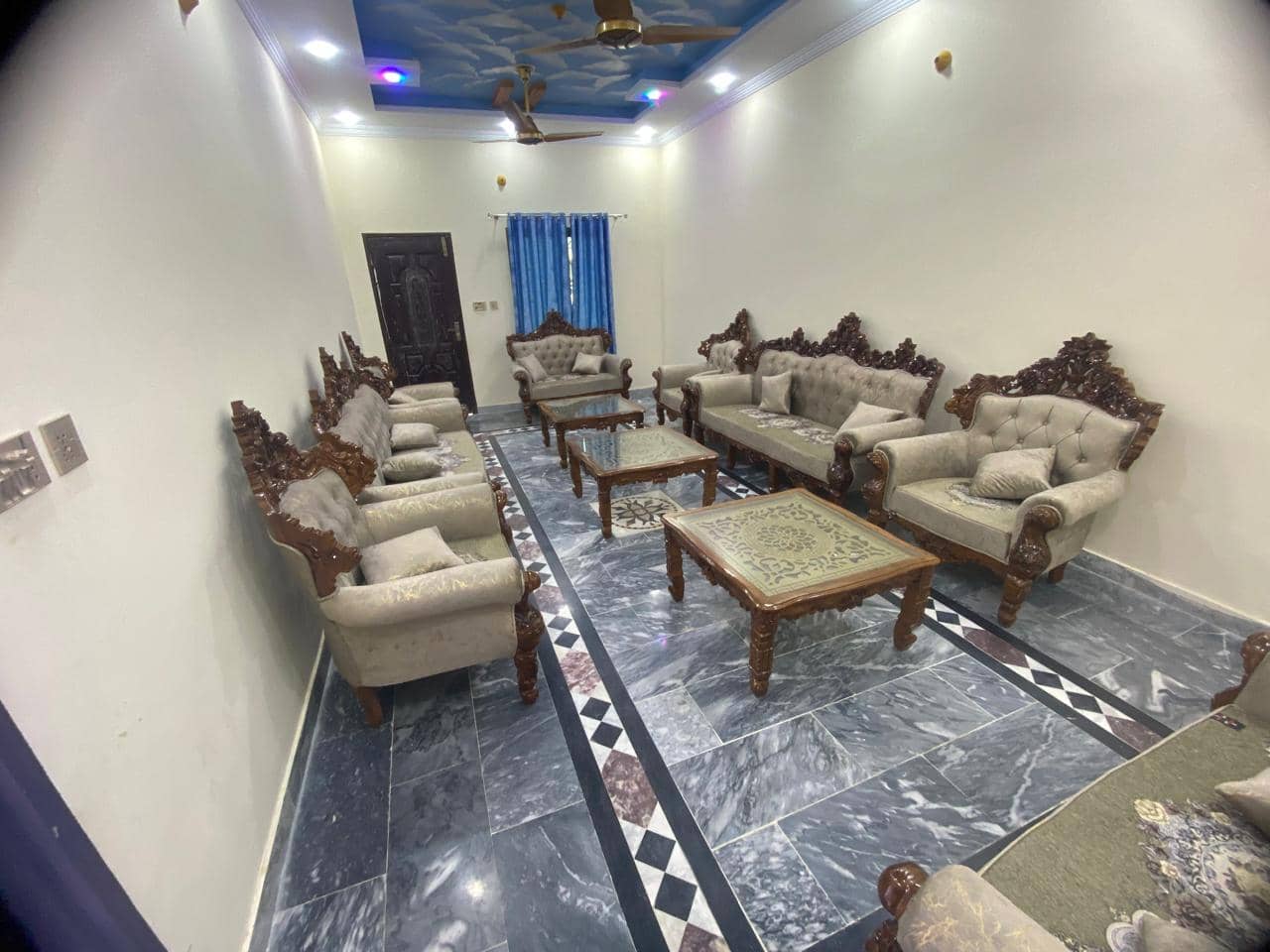 Chinioti 5 seater sofa — Sofa Collection | Alfalah Furniture Rawalpindi